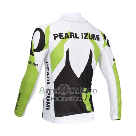 Pearl Izumi Ropa Ciclismo Culotte Largo 2013 Hombre Mangas Largas Blanco y Verde